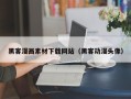 永兴黑客漫画素材下载网站（黑客动漫头像）